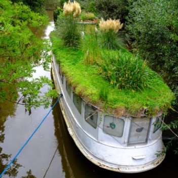 Hausboot bei Niederrad